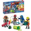 PLAYMOBIL Action Heroes 71468 My Figures: Pompieri, con Figure Personalizzate e Accessori Staccabili, Giochi di Ruolo Divertenti, Giocattolo sostenibile per Bambini dai 5 Anni in su
