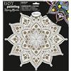 Aladine - Kit stencil e supporto mandala, 30 cm - Per creare mandala in Dot Painting - Dipinto su ciottoli, legno, tessuti, tele - Dotting Pittura Punti - Tempo libero creativo - 85506