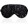 Townssilk Maschera per dormire in seta al 100%, cinturino regolabile, comoda e super morbida, completa luce blackout, notte blindfold, leggera senza pressione