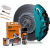 Foliatec Kit di Vernice Pinze Freno - miami beach azzurro lucido - 3 Componenti