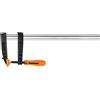 Neo Tools Morsetto a morsetto, 120 x 500 mm, massima forza di serraggio 200 kg, in acciaio, rivestimento antiscivolo, manico in plastica bimateriale