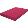 ECOMMERC3 Lenzuolo sotto con angoli letto 150 cm | Ciliegia