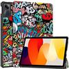 Vakarey per Redmi Pad SE Cover,per Custodia Xiaomi Redmi Pad SE 11 Pollici 2023,Graffiti