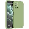 Topme Cover per OnePlus 8T / OnePlus 9R (6.55 Inches) Custodia Case, Protezione Della Pelle Della Custodia in Silicone Tpu - Verde Matcha