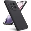 Oududianzi - Cover Compatibile con Honor Magic 7 Lite 5G [Cover in Silicone Liquido] [Interno in Microfibra] Gomma Gel di Silicone TPU Liquido Antiurto Custodia Magic 7 Lite - Nero