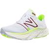 New Balance Fresh Foam X More v4, Sneaker Uomo, Grigio Quarzo Trenta Watt Rosso Mattone, 41.5 EU