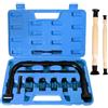 QZQUFJ 12 Pezzi Compressore Molle della Valvola, Smonta Molle Ammortizzatori Comprimi Molle Ammortizzatori Auto, Portatile Smonta Ammortizzatori Compressore Molle Ammortizzatori