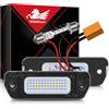 WinPower LED Luci Targa 3SMD Numero Lampadine Targa 6000K Bianco con Canbus Compatibile con Mercedes-Benz ML GL R Classe W164 X164 W251 V251, 2 pezzi