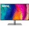 Benq Monitor 31,5" ( IPS 4K 2160p 60Hz ) DESIGNER PD3225U UHD Pivot Grey e Black