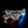 GEAMENT Set di Luci LED Compatibile Con LEGO The Justifier - Kit Di Illuminazione per Star Wars 75323 Modello da Costruire (LEGO set Non Incluso)
