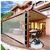AFGZQ Tende Trasparenti Esterni Pannelli Laterali Impermeabili Pergola con Occhielli Trasparente Telone Plastica, for Gazebo, Giardini, Personalizzabile (Color : Clear, Size : 8.2x8.2ft/2.5x2.5m)