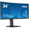iiyama ProLite XCB3494WQSN-B5 LED display 86,4 cm (34") 3440 x 1440 Pixel UltraWide Quad HD Nero