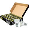 EACLL Lampadine LED GU10 4.9W Equivalente a Alogena 75W, Pacco da 20, 585lm 6000K Bianco Freddo, Faretti AC 230V senza Sfarfallio, Angolo a Fascio 120° Spot, Non Dimmerabile corta Riflettore Lampade