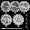 GZLFH 5 filtri per colino alimentare, fine con maglia compatibile in acciaio inox, per filtrare succhi, caffè e latte (5 specifiche)
