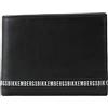 Bikkembergs Portafoglio uomo Nero Linea New Scuba con portamonete senza patta Black White Wallet Portafoglio grande RFID