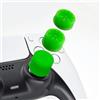 Luck&Link Thumb Grip Set Joystick Cap Analog Stick Cap Per Switch Pro/PS5 Dualsense/Xbox [XSX/XB1] (verde)