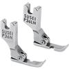 Gosknor 2pz Piedino Premistoffa per Macchina da Cucire, in Metallo Piedini per Macchina da Cucire per Singer Brother Janome Juki Babylock Elna White Necchi Simplicity Riccar Macchine da Cucire