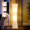GyroVu Lampada da Terra da 46" per Soggiorno, Lampada da Terra a Colonna LED con Temperature di Colore per Camera da Letto, Ufficio e Soggiorno - Paralume in Tessuto Bianco, Lampadine Incluse