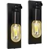 Chrasy E27 Moderno Lampada da Parete Illuminazione Applique da Parete Illuminazione da parete Design E27 Lampada Moderno Illuminazione da Parete per Interni, Soggiorno, Camera da Letto (2PC)