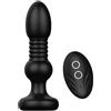 ModexO Plug anale Vibratore con plug anale telescopico a 10 frequenze Per Uomini Plug anale in gel di silice Giocattoli sessuali anali telecomandati Per Masturbatore di coppia