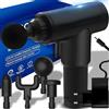 Retoo Pistola massaggiante a velocità 4 testine massaggianti, pistola massaggiante, massaggiatore muscolare, massaggiatore fino a 3500 giri/min, massaggiatore muscolare, fitgun, batteria da 1200 mAh