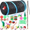 Gaomoeny 22 Pz Giochi per Gatti in Casa, Giochi Gatto, Tunnel per Gatti, Tubo Gioco Gatti Tunnel Gatti, Tubo per Gatti Gioco per Gatti, Gioco per Gatto, Tubo Gioco Gatto Interattivo per Cani Gatti Conigli