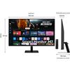 Samsung Smart Monitor M7 M70D da 32'' UHD Flat