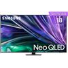 Samsung TV Neo QLED 4K 75'' QE75QN85DBTXZT Smart TV Wi-Fi Carbon Silver 2024, Processore NQ4 AI GEN2, Tecnologia Quantum Matrix, Simple Chamfer Design,