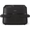 Philips Serie 1000 Airfryer con cestello flexi/doppio, friggitrice ad aria da 7.1L, 10 metodi di cottura, App per ricette NA150/00