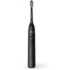 Philips Sonicare Spazzolino elettrico sonico con base di ricarica, 2 livelli intensità, sensore di pressione colore nero HX7101/02