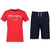 CHAMPION COMPLETO T-SHIRT + BERMUDA BAMBINO