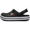 Crocs Crocband Clog K, Zoccoli Unisex - Bambini e Ragazzi, Nero, 28/29 EU