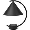 Ferm Living - Lampada senza fili ricaricabile Meridian - Nero - Metallo - Designer Regular Company