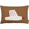 Ferm Living - Cuscino Bird quilted - Beige - Poliestere riciclato - Designer Trine Andersen