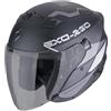 Scorpion casco jet Exo-230 Band - Nero Opaco Argento