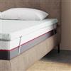 DEGHI Topper per materasso singolo 90x200 cm sfoderabile in Elastic Foam h 5,5 cm - Glamis