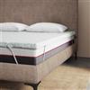DEGHI Topper per materasso una piazza e mezza 120x190 cm sfoderabile in Elastic Foam h 5,5 cm - Glamis