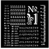 Stencil Best Sellers Texture numeri