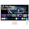 LG 32SR50F-W Monitor PC 80 cm [31.5] 1920 x 1080 Pixel Full HD LED Bianco (32SR50F-W.AEU) [32SR50F-W.AEU]