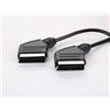 Electroline SCT-1 Cavo SCART 3 m SCART (21-pin) Nero