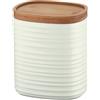 Fratelli Guzzini Tierra recipiente Ovale Bamboo, Plastica riciclata Bianco, Legno