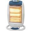 Telefunken M08020 stufetta elettrica Interno Blu, Bianco 1200 W Riscaldatore di ambienti elettrico alogeno