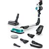 Bosch Scopa elettrica lavapavimenti 2in1 Unlimited 7 ProHygienic Aqua Bianco