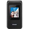 Brondi 10281080 cellulare 7,11 cm (2.8'') Nero, Metallico Telefono cellulare basico