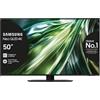 Samsung Smart TV 50'' QE50QN90DATXZT Neo QLED 4K Mini LED Titan Black 2024, Processore NQ4 AI GEN2, Tecnologia Quantum Matrix, Neo Slim Design, Dolby A