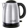 Russell Hobbs Adventure bollitore elettrico 1,7 L 2400 W Nero, Argento