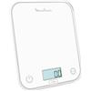 Moulinex BN50U0 bilancia da cucina Bianco Superficie piana Rettangolo Bilancia da cucina elettronica