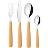 Fratelli Guzzini 127500206 set di posate 24 pz Grigio, Giallo