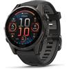GARMIN Fenix 8 AMOLED Sapphire Titanio 47mm Cinturino Black/pebble grey art.010-02904-21