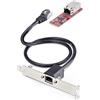 StarTech.com Scheda di Rete M.2 a 1 porta 2.5GbE 2280, NBASE-T PCIe Ethernet, Intel I225-V, Multi-Gigabit, Scheda LAN per PC